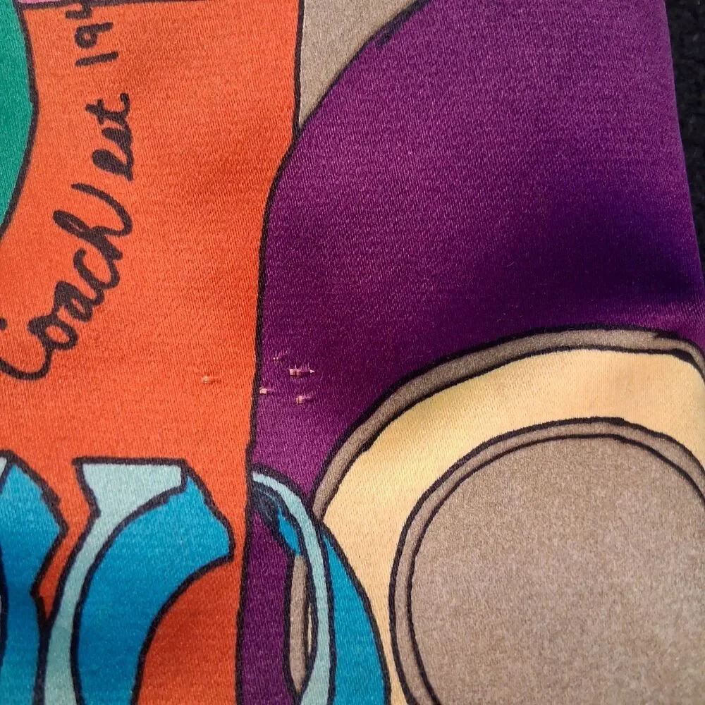 Coach 14365 Poppy Pop C Signature Purse Vintage Spotlight Colorful Glam RARE - Picture 7 of 16